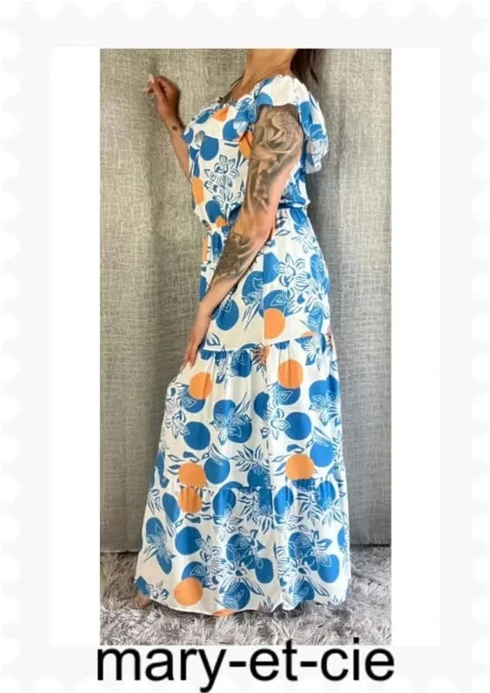 SOLDE - Robe longue bohème taille M - milankiss - photo numéro 4