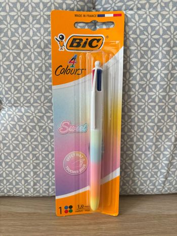 Stylo 4 Couleurs "Sweet" Pastel Arc-en-Ciel