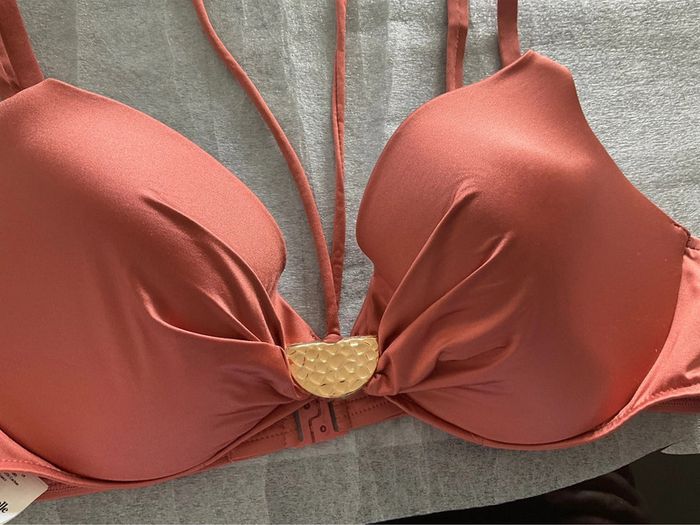 Haut maillot orange Chantelle neuf - photo numéro 2