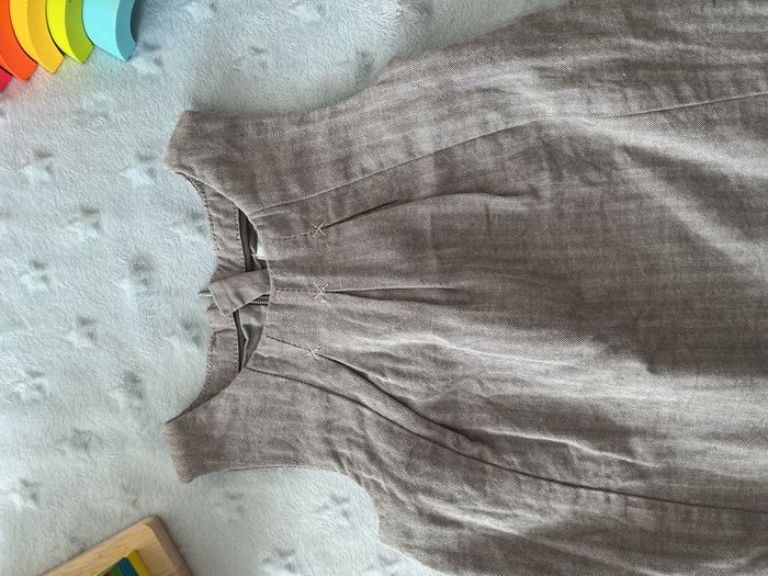 robe sans manches gris chiné 6 mois obaibi - photo numéro 6