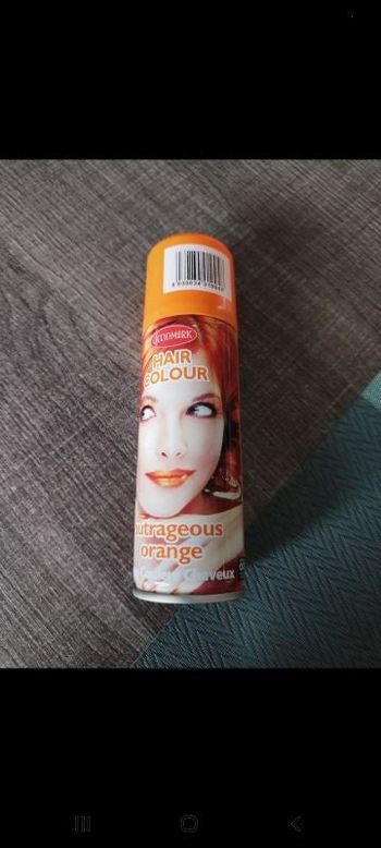 Bombe couleur pour cheveux