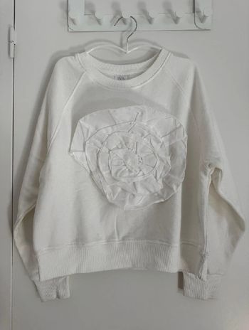 Pull Zara 11-12 ans blanc