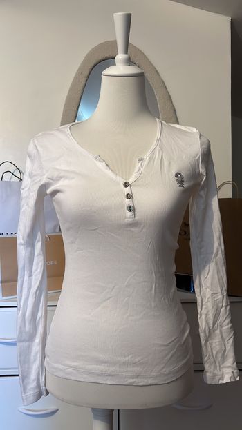 Haut blanc manches longues Diplodocus T36