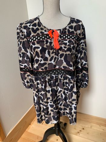 Blouse manches 3/4 taille 40