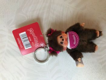 Monchhichi Fille Porte-Clé Rare !!!!!