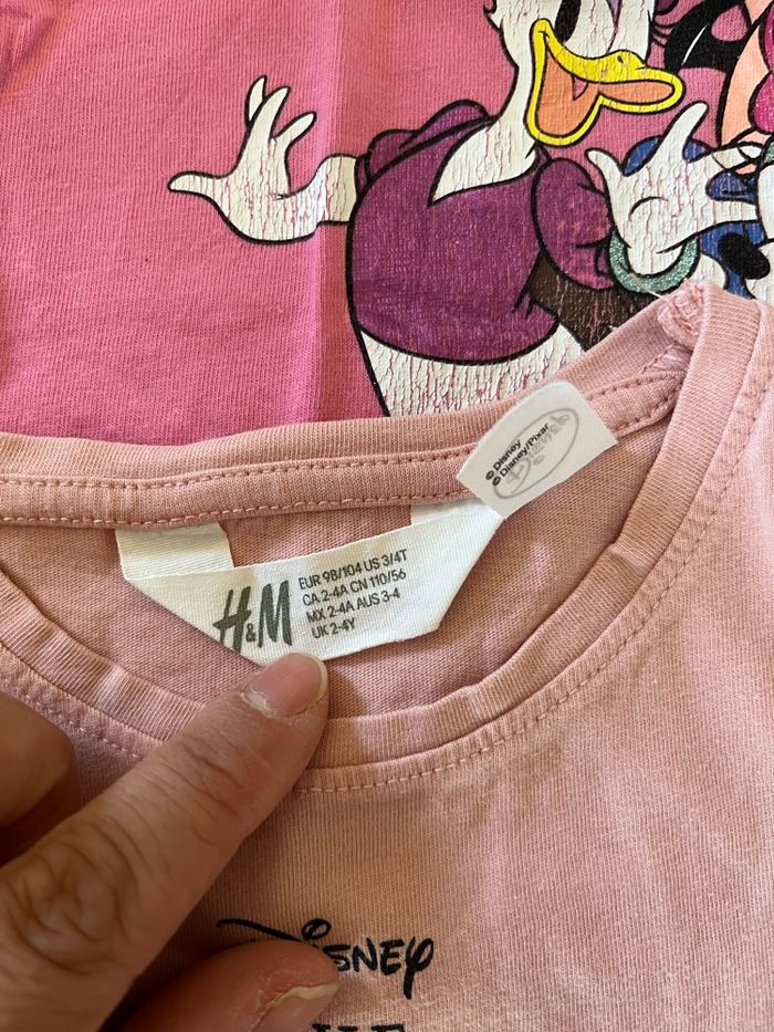 Lot 4 t-shirts Disney de chez H&M - photo numéro 7