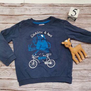Pull marine du pareil au même 5ans 110cm