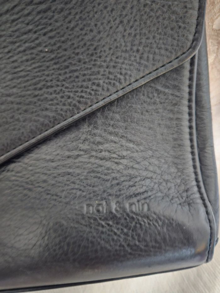 Sac en cuir noir Alena Nat&Nin - photo numéro 5