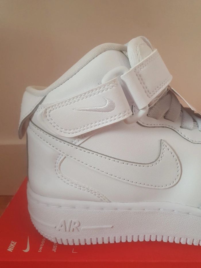 Nike Air Force 1 Mid "full white"(36) - photo numéro 3
