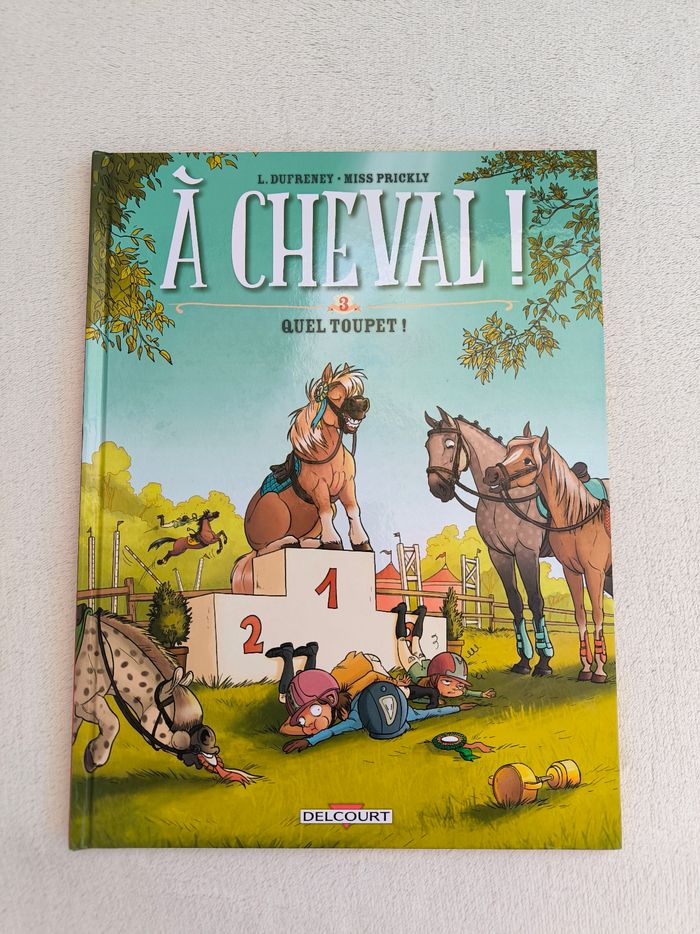 Livre À cheval 3 Delcourt - photo numéro 2