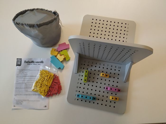Jeu de bataille navale en bois - photo numéro 2