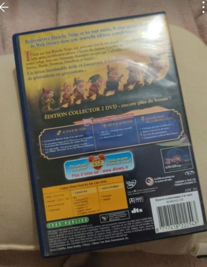 Dvd walt disney blanche neige - photo numéro 2