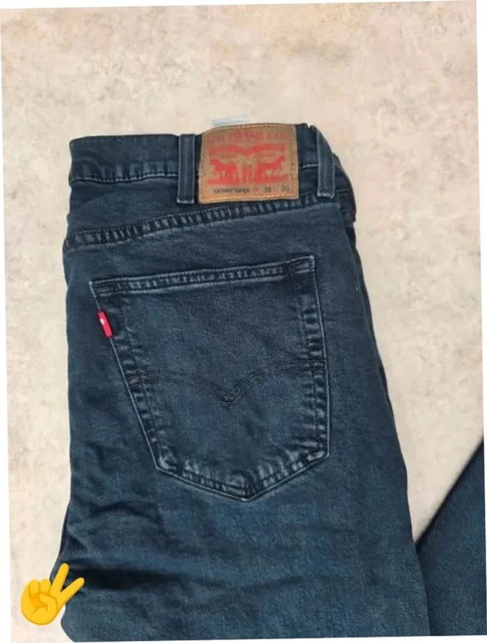 Jeans Levi's Skinny taper W38 FR48 L30 coupe skinny bleu Homme Men pan357b - photo numéro 2