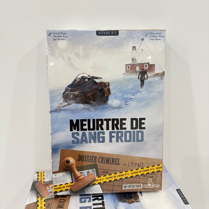 Jeu de société Meurtre de sang froid. Neuf sous blister.