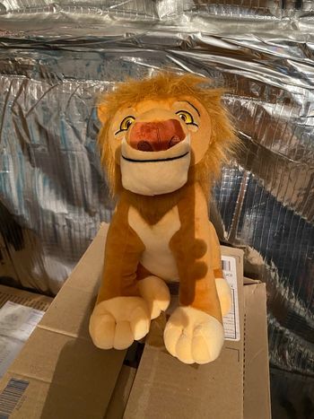 Peluche SIMBA adulte 30cm Le Roi Lion NEUVE