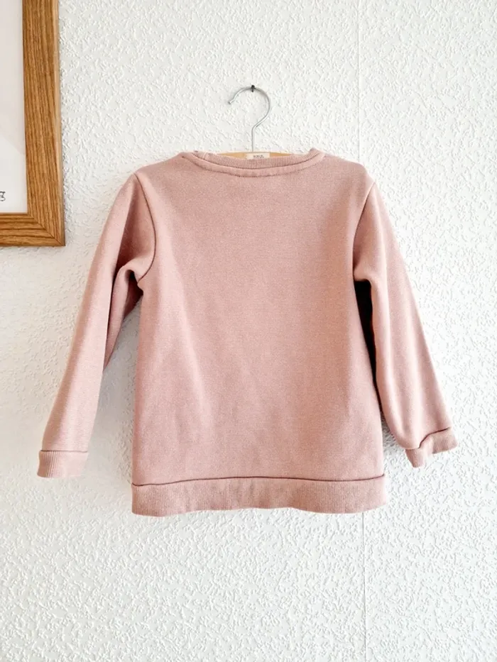 Noukie's - Pull doublé polaire, manches longues, col rond - Rose (3 ans) - photo numéro 4