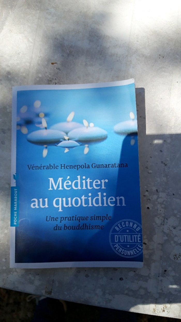 Livre méditer au quotidien