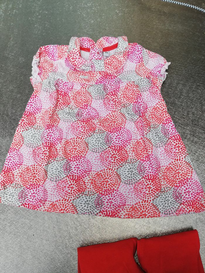 Ensemble 12 mois fille rouge - photo numéro 3