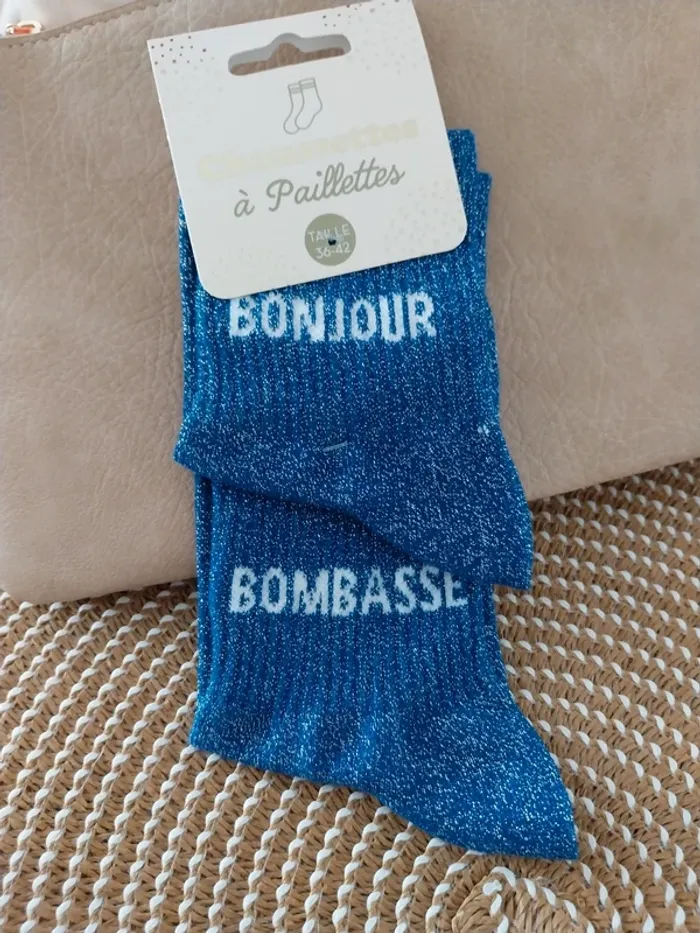 Chaussettes à paillettes Bonjour Bombasse