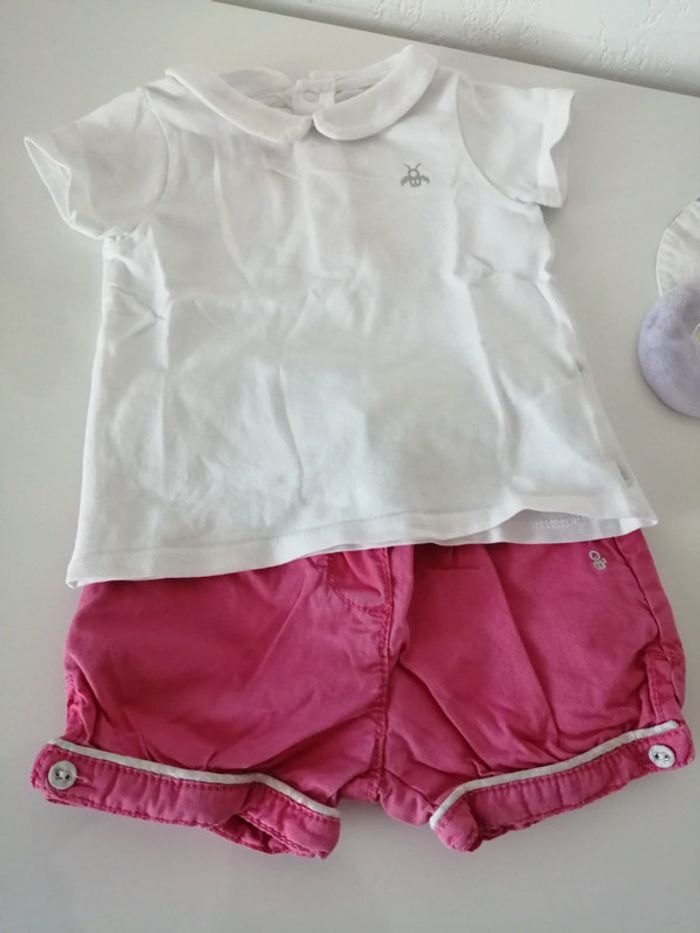 Ensemble short et T shirt 6 mois - photo numéro 9