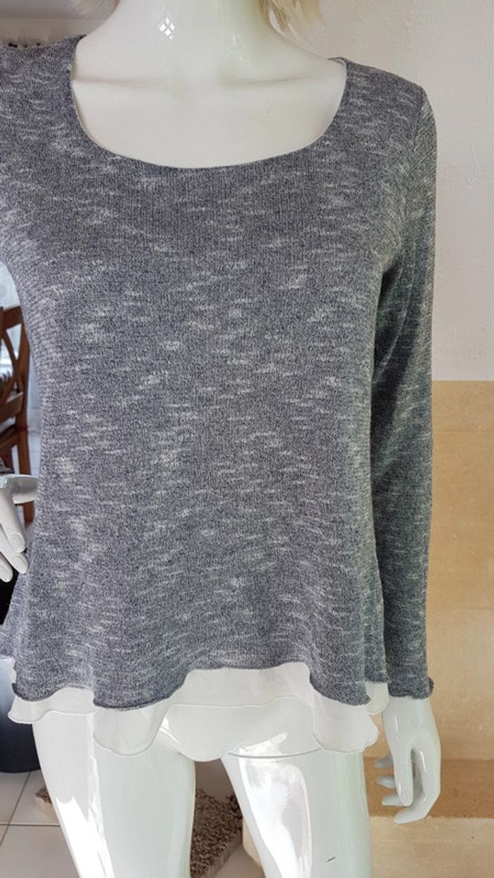 Top 2 en 1 bleu irisé Bréal taille 2 - photo numéro 2