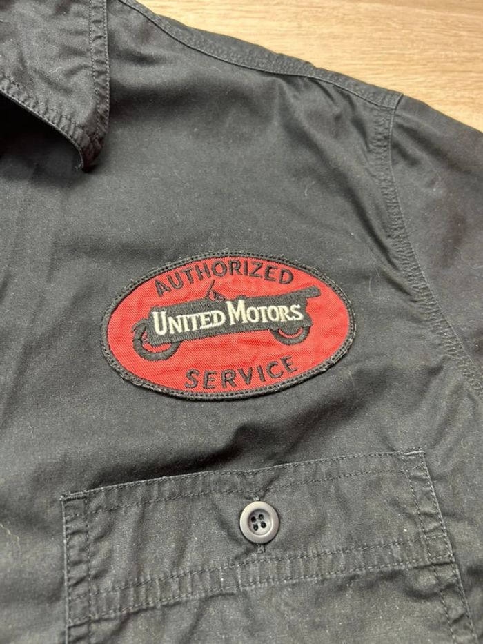 Chemise noire Replay style mécanicien patchs “Authorized Service” vintage - photo numéro 4