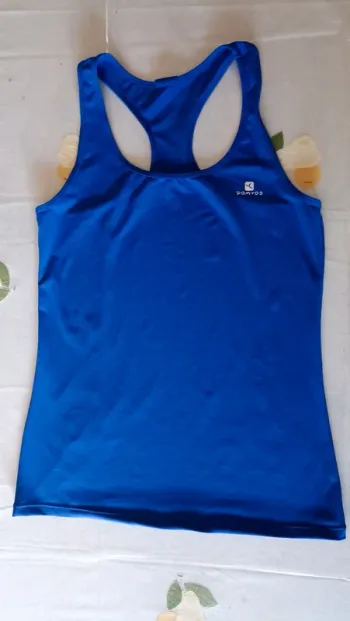 Débardeur sport Domyos Bleu