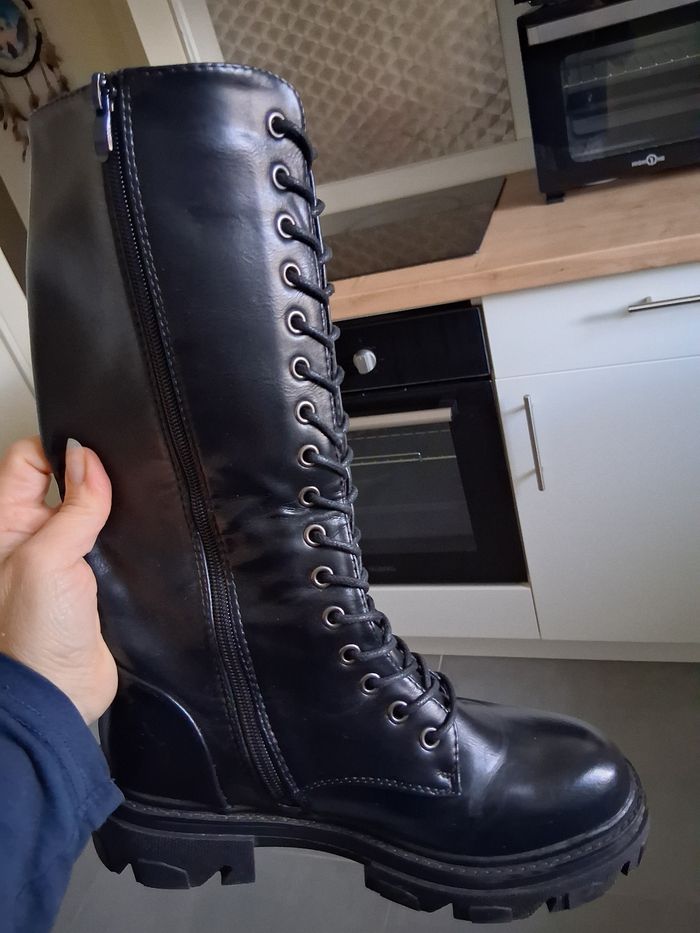 Botte haute a lacet - photo numéro 3