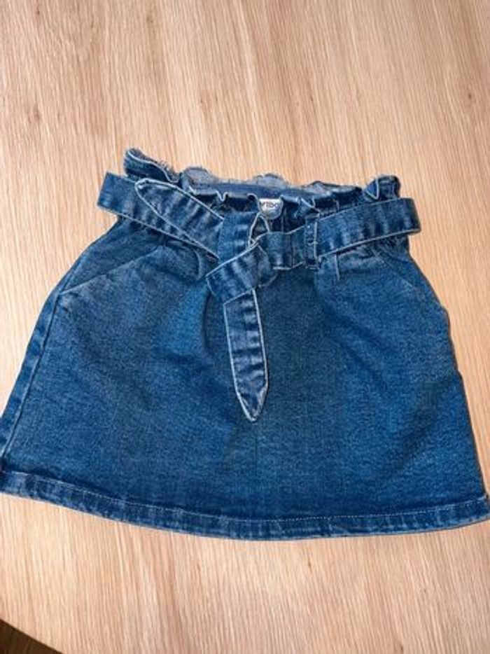 Jupe en jean 4 ans vertbaudet à élastique