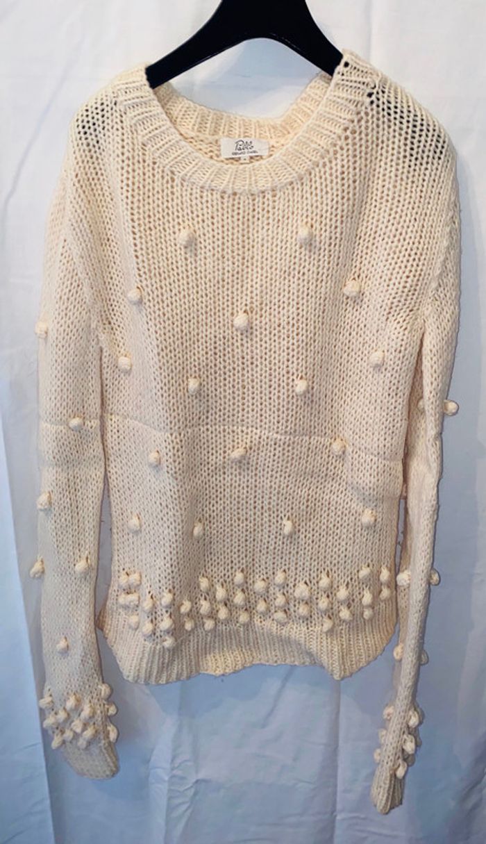 pull Pablo Gerard Darel crème - photo numéro 3