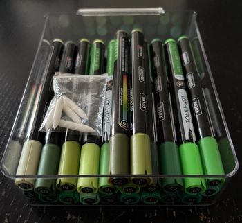 Feutre tooli art brush Green 