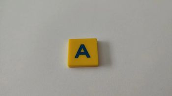 Lettre A pièce détachée jeu de société Scrabble Junior Mattel Games #B82