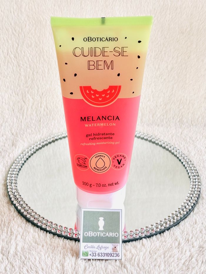 Gel corps hydratant rafraîchissant Melancia (pastèque, sandia) OBoticário