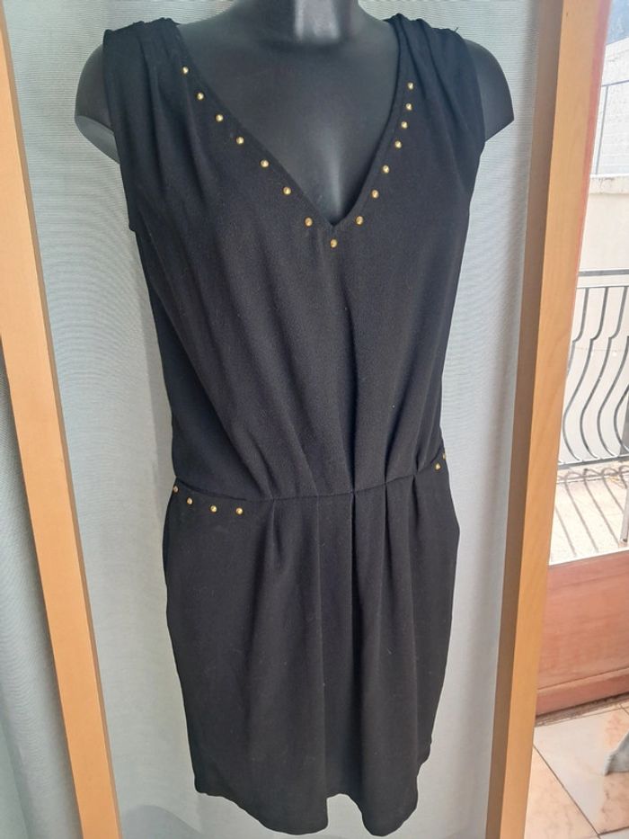 Strass robe noire T.38/40 en tbe