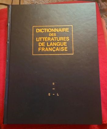 Encyclopédie des littératures de la langue française E -L