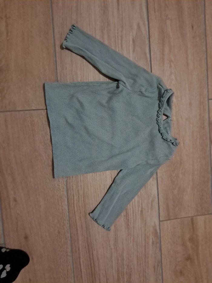 Haut manches longues vertbaudet 12 mois - photo numéro 3