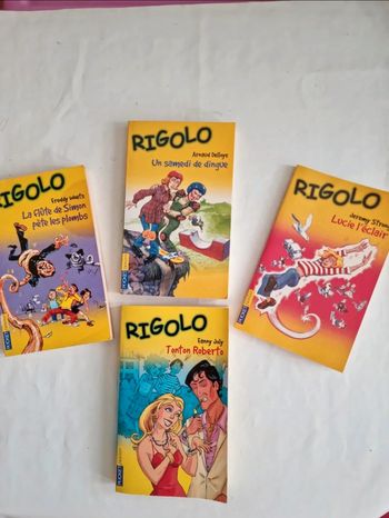 Lot de 4 livres Rigolo