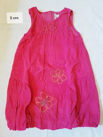 Robe velour orchestra 8 ans