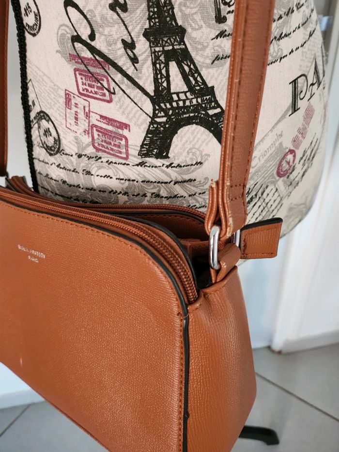 Très Joli sac à main de marque Gallantry et de couleur marron - photo numéro 4