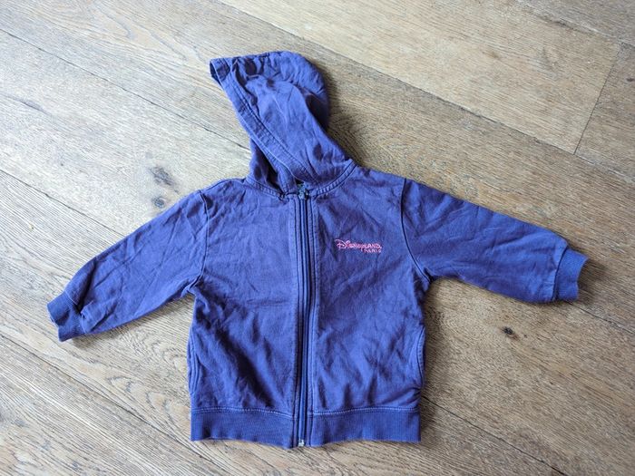 Gilet zippé capuche princesses Disney 2 ans - photo numéro 2