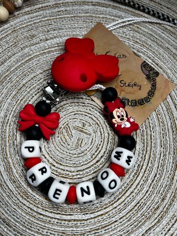 Attache tétine minnie