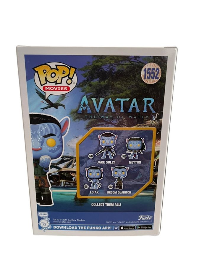 Figurine Funko Pop Avatar the Way of water Recom Quaritch 1552 neuf - photo numéro 2