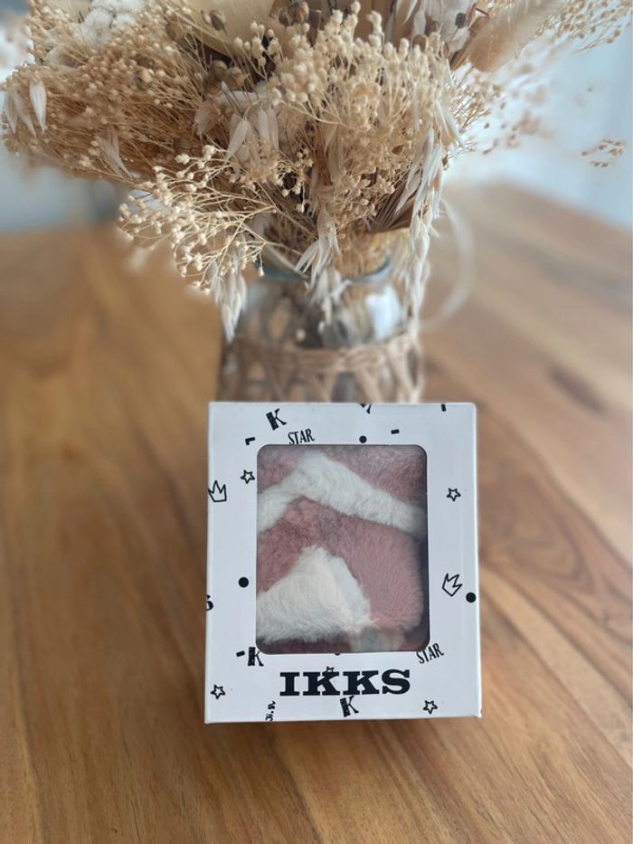 Bottes fourrees IKKS 19/20 roses et blanches - photo numéro 6