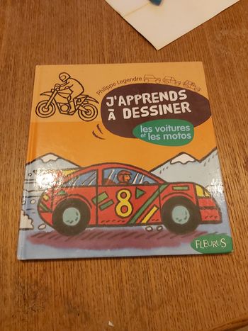Livre j'apprends à dessiner une voiture