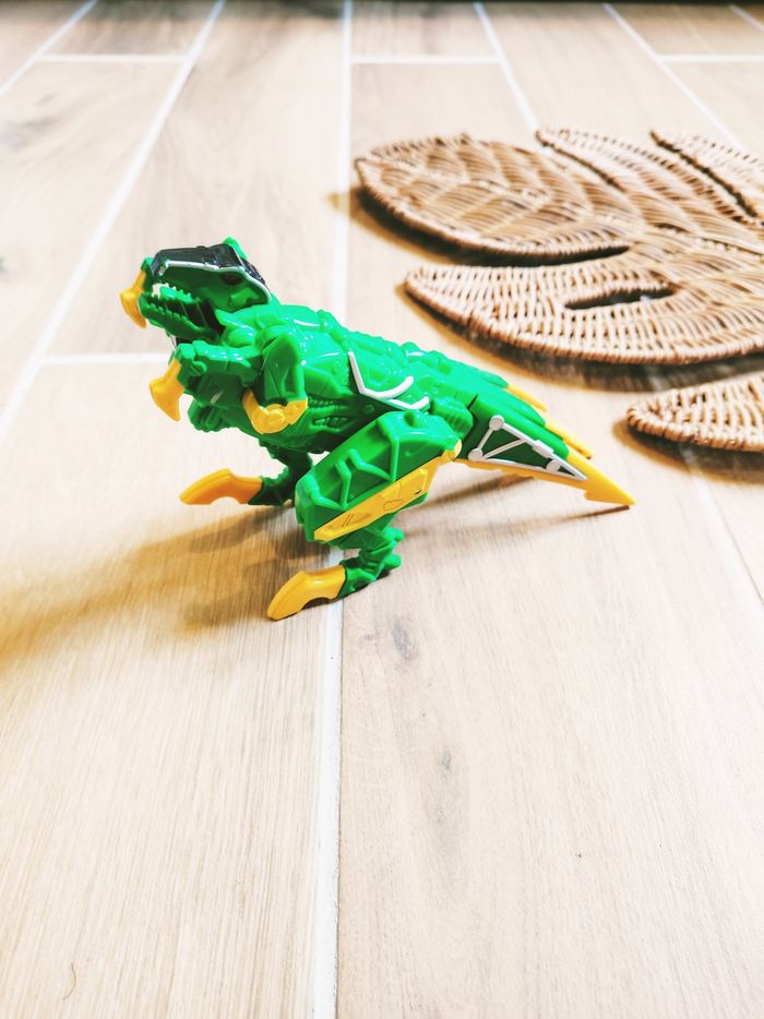 🙅 Power rangers dino charge gros zord dinosaure Raptor vert marque bandai