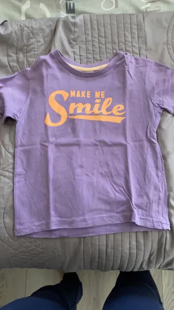 Tee shirt violet 5 ans tape à l œil