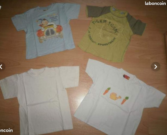 Lot de 8 t-shirts à MC/ML Garçon 3 ans