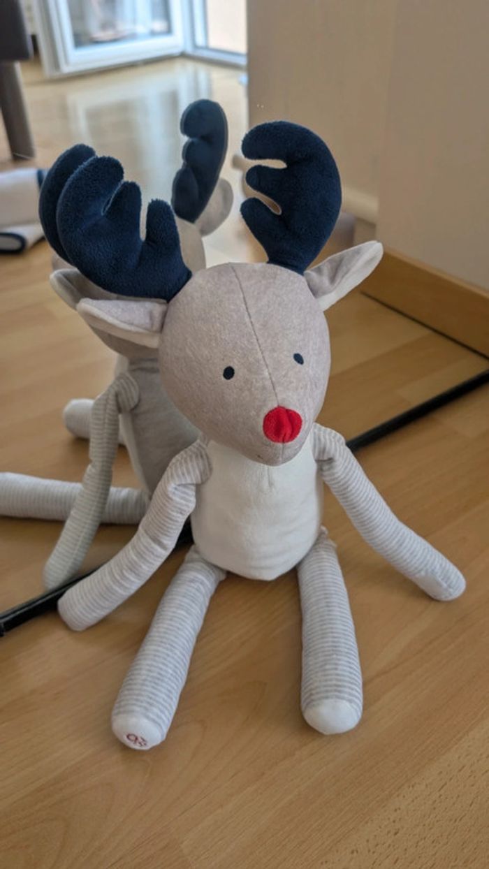 Peluche + petite couverture okaidi - photo numéro 2