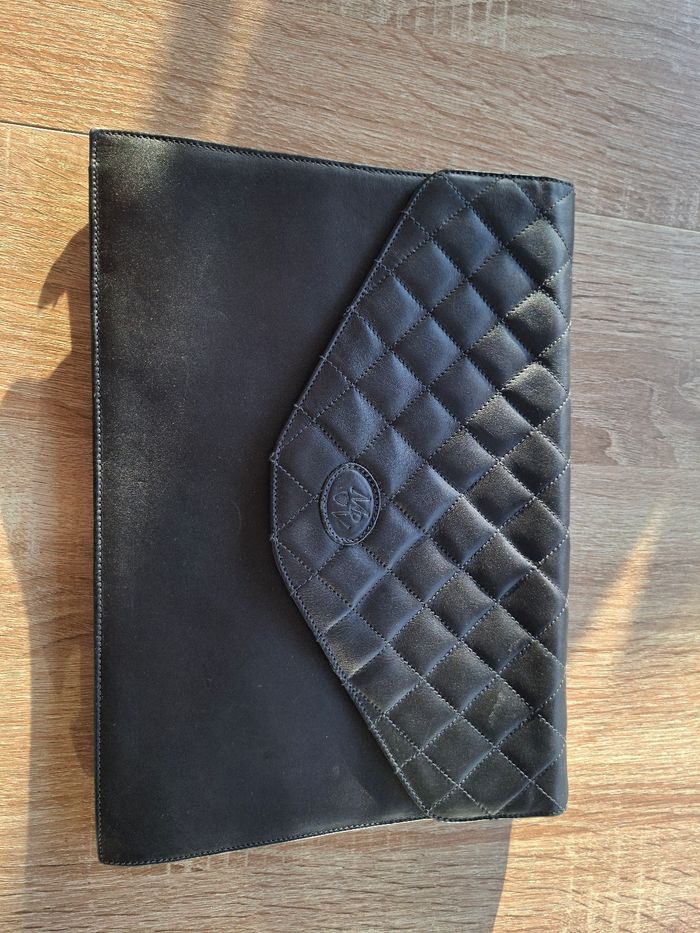Chic Rétro ! Pochette  Matelassé Noir - État Magnifique - photo numéro 2