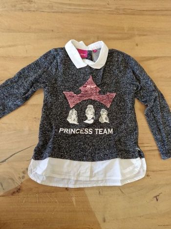 Pull princesse terminé Disney 4 ans